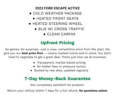 2023 Ford Escape Active AWD