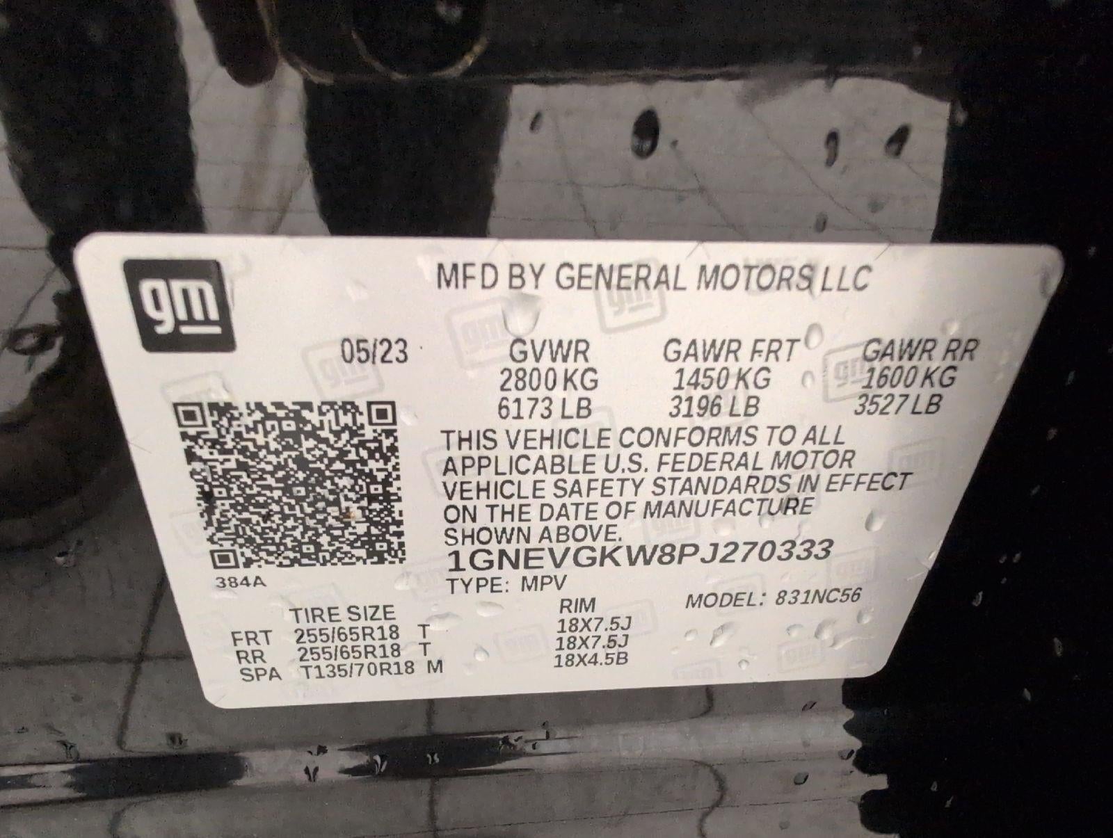 2023 Chevrolet Traverse AWD 4dr LT Cloth w/1LT