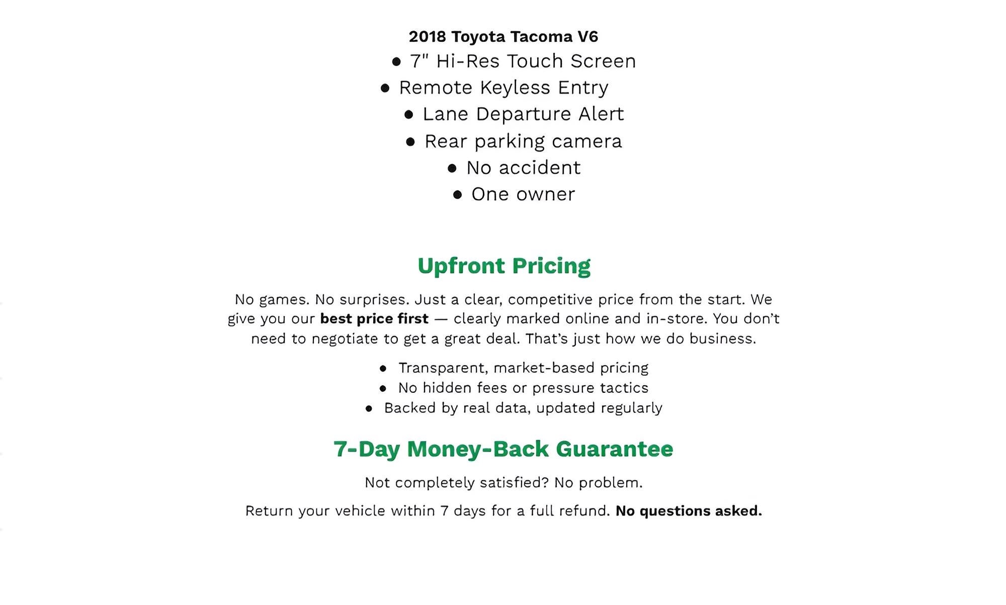 2018 Toyota TACOMA CREW CAB PICKUP - SHORT BED