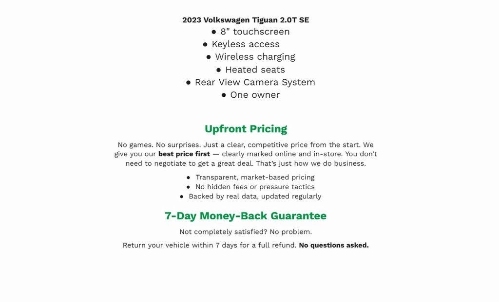 2023 Volkswagen Tiguan 2.0T SE 4MOTION