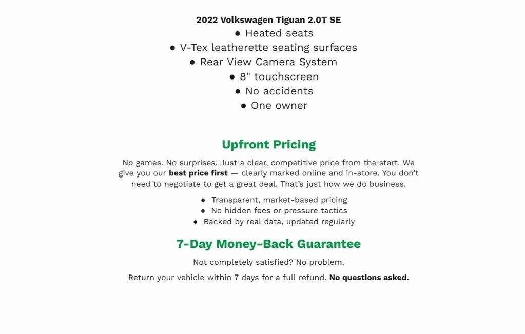 2022 Volkswagen Tiguan 2.0T SE 4MOTION