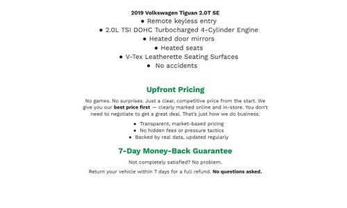 2019 Volkswagen Tiguan SPORT UTILITY