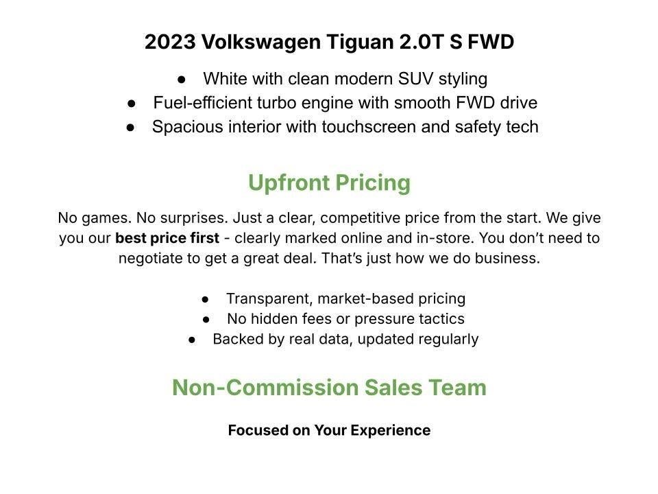 2023 Volkswagen Tiguan 2.0T S FWD