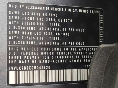2025 Volkswagen Taos SE 4MOTION