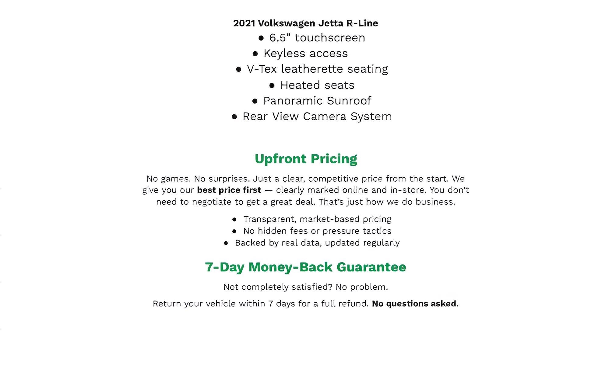 Used 2021 Volkswagen Jetta R-Line with VIN 3VWC57BU3MM032321 for sale in Ashwaubenon, WI