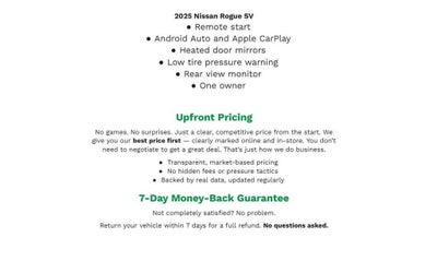 2025 Nissan Rogue AWD SV
