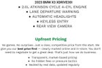 2023 BMW X3 xDrive30i xDrive30i Sports Activity Vehicle