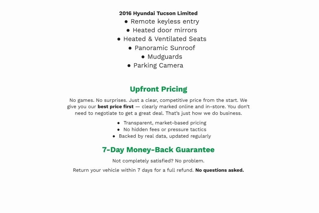 2016 Hyundai TUCSON AWD 4dr Sport