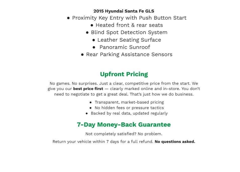 2015 Hyundai Santa Fe Limited