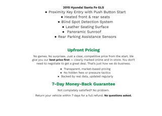 2015 Hyundai SANTA FE SPORT UTILITY