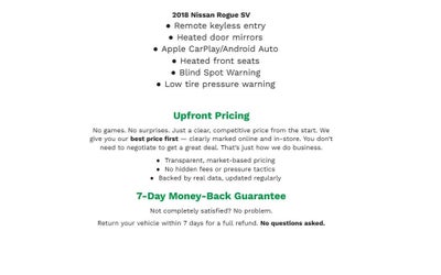 2018 Nissan Rogue AWD SV