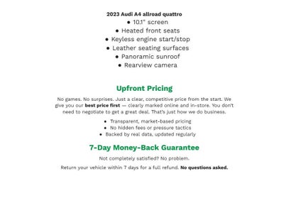 2023 Audi A4 allroad Prestige 45 TFSI quattro