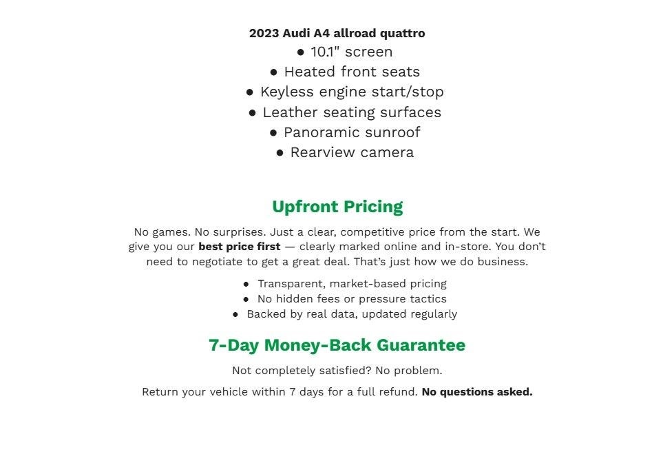 2023 Audi A4 allroad Prestige 45 TFSI quattro