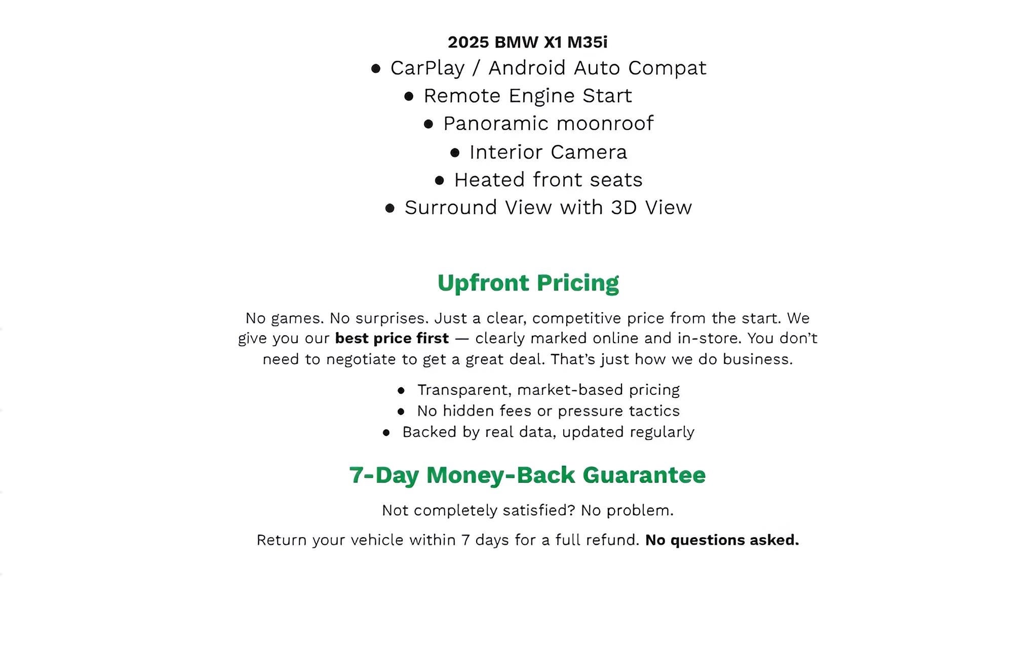 2025 BMW X1 M35i M35i Sports Activity Vehicle