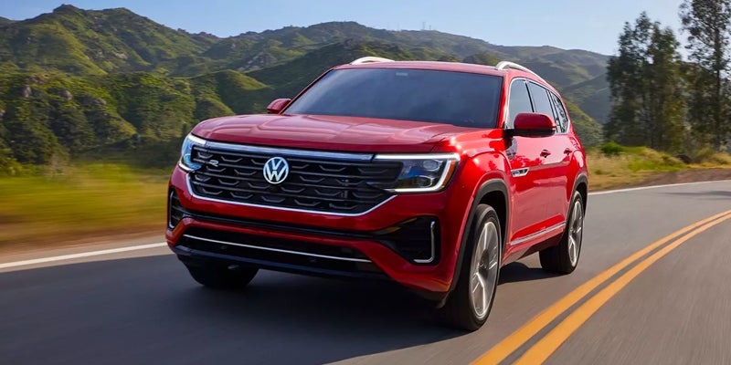 2024 Volkswagen Atlas driving on road