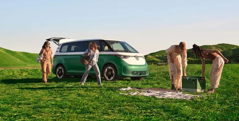 2025 Volkswagen ID. Buzz on grass