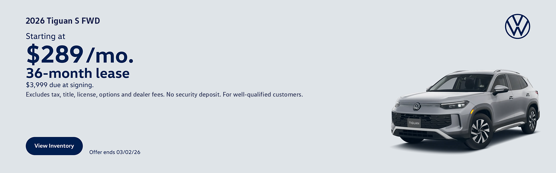 Tiguan National offer (FEB 26)