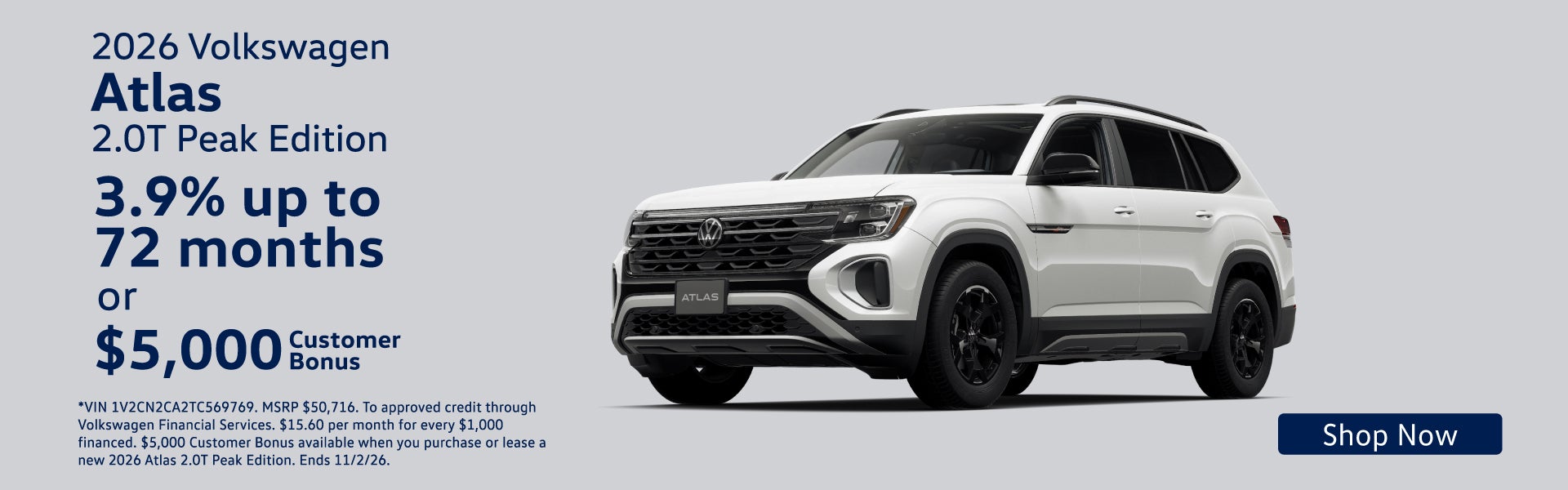 2026 Volkswagen Atlas
