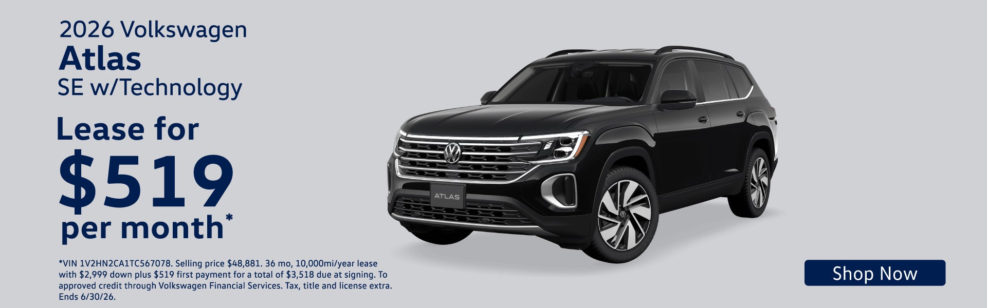2026 Volkswagen Atlas